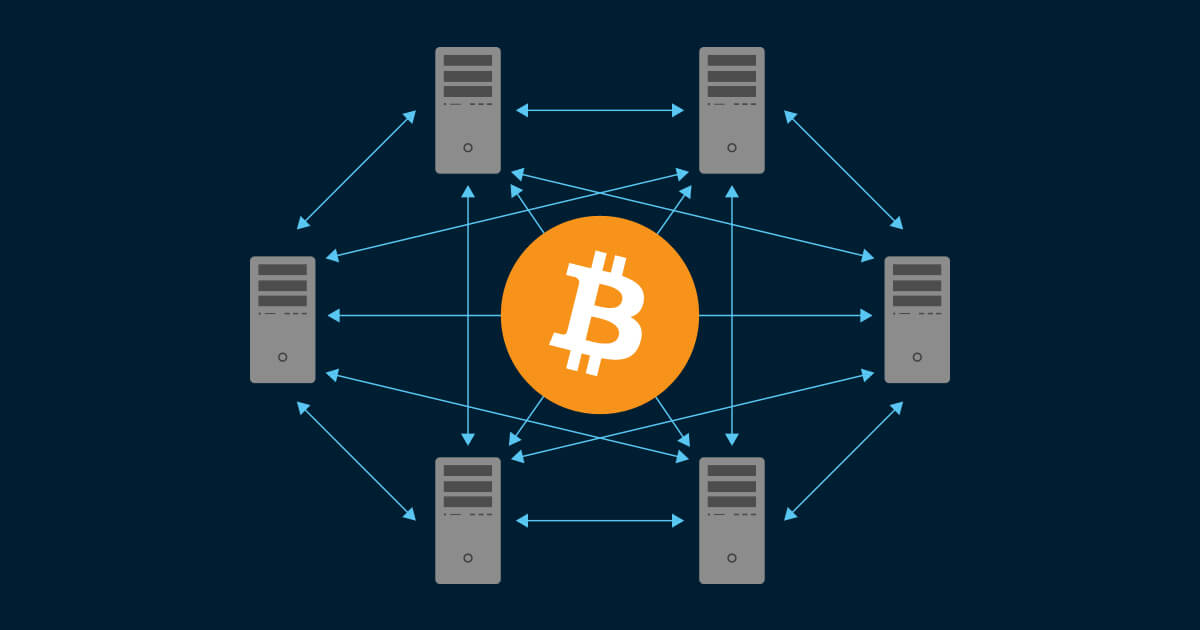 Bitcoin network illustration