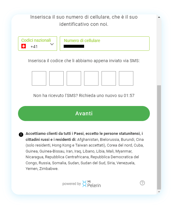 Mt Pelerin comprare POL widget screenshot 7
